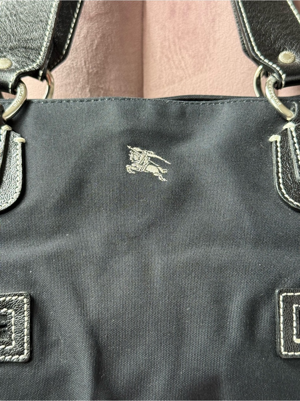 Burberry Blue Label Black Tote Bag - Picture 2 of 15